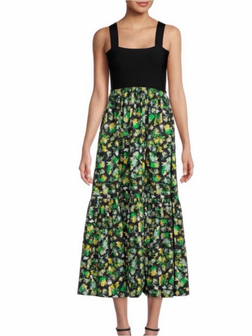 Tanya Taylor Gianna Floral Midi Dress